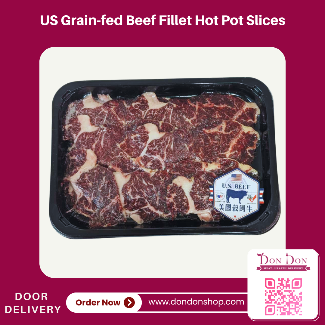 US Grain-fed Beef Fillet Hot Pot Slices