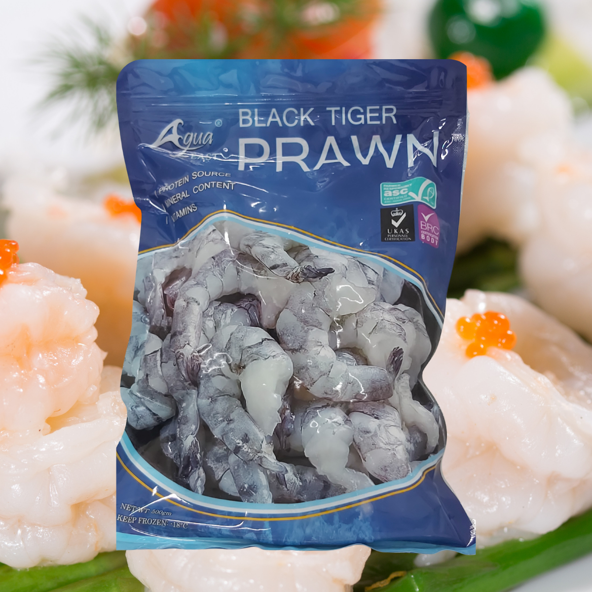 Vietnam Black Tiger Prawns Meat (500g)