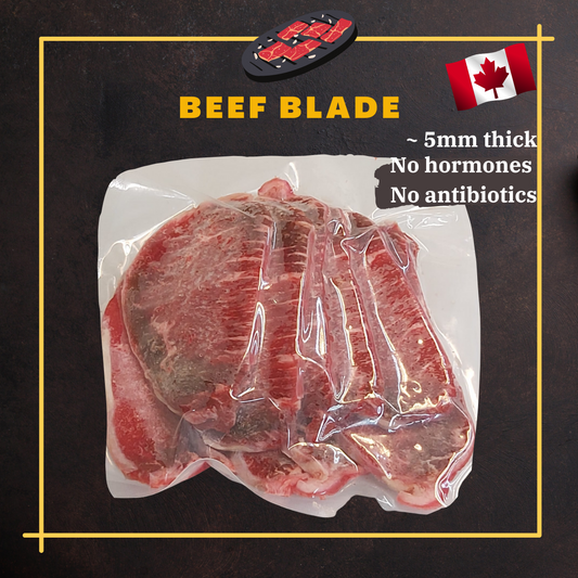Canadian Beef Top Blade Slices for Korean BBQ 5mm (300g)