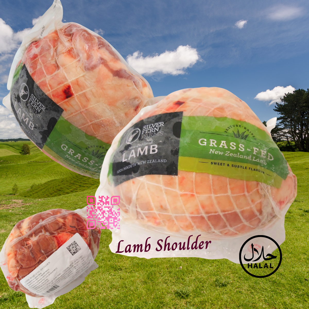 New Zealand Grass Fed Boneless Lamb Shoulder