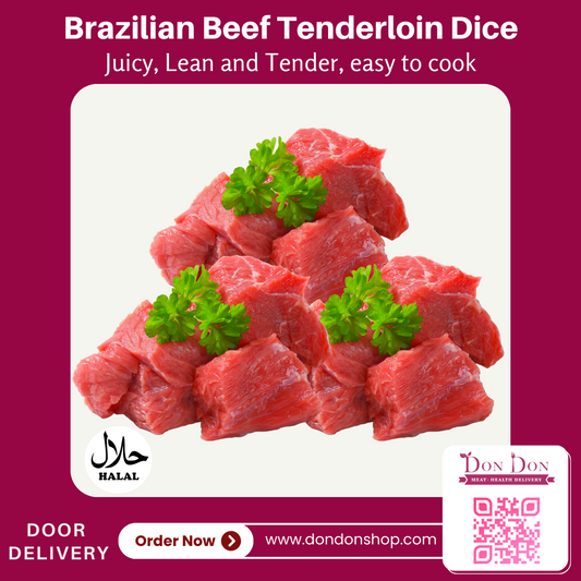 Brazilian Beef Tenderloin Diced (300g)