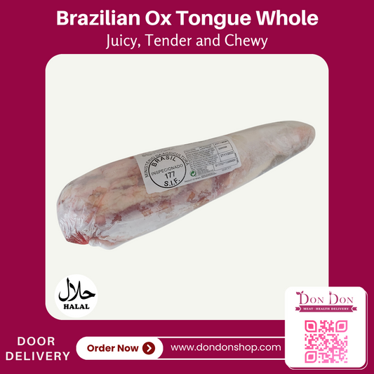 Brazilian Whole Ox Tongue (~1kg)