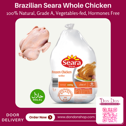 Brazilian Whole Chicken Halal (~1600g)