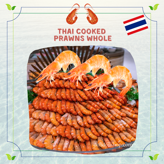 Thai Cooked Prawns Whole