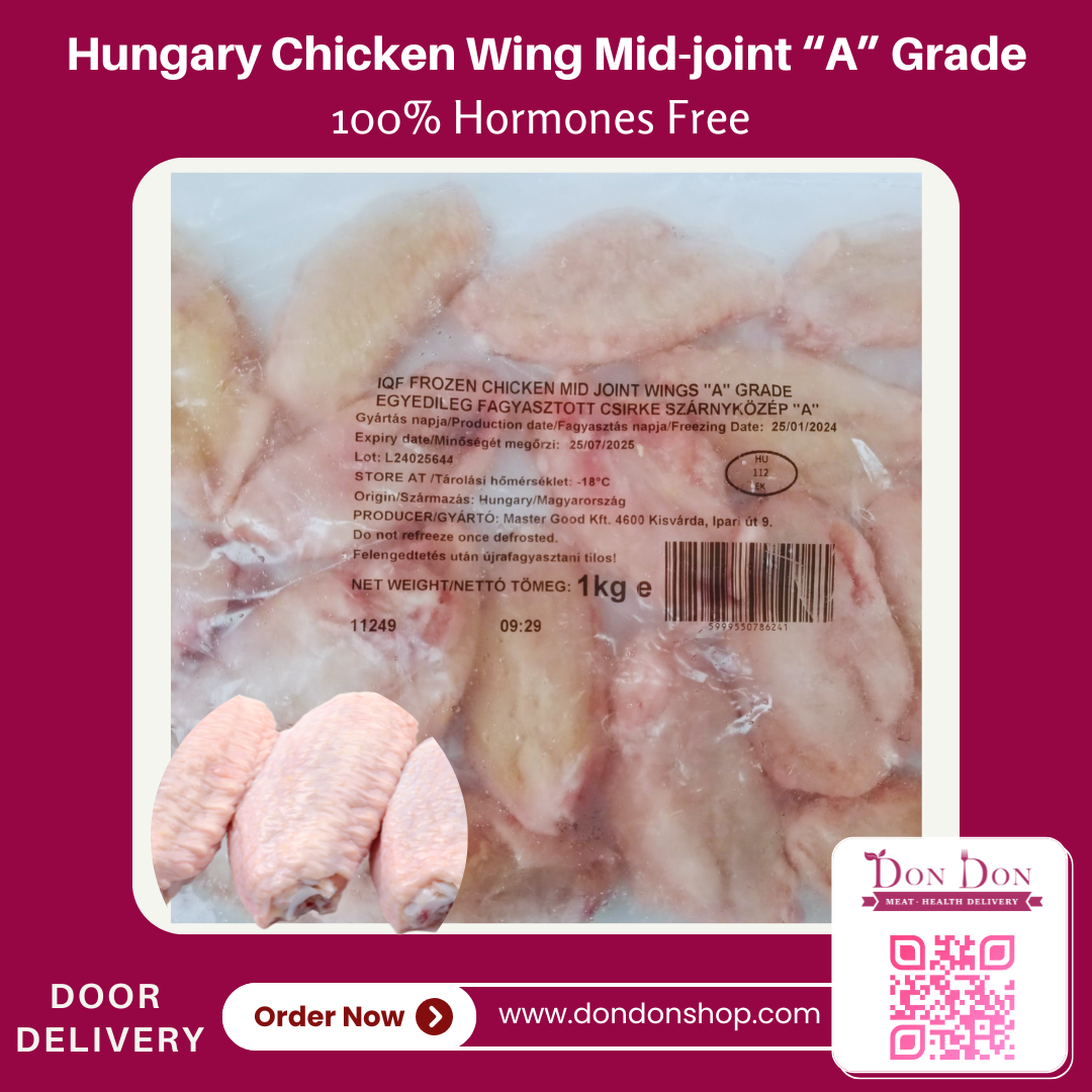 Hungary Chicken Wing Mid-joint “A” Grade