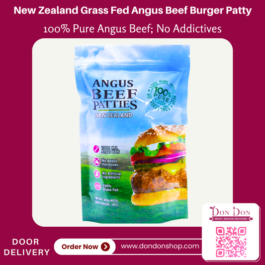 New Zealand Grass Fed 100% Angus Beef Patties (320g)