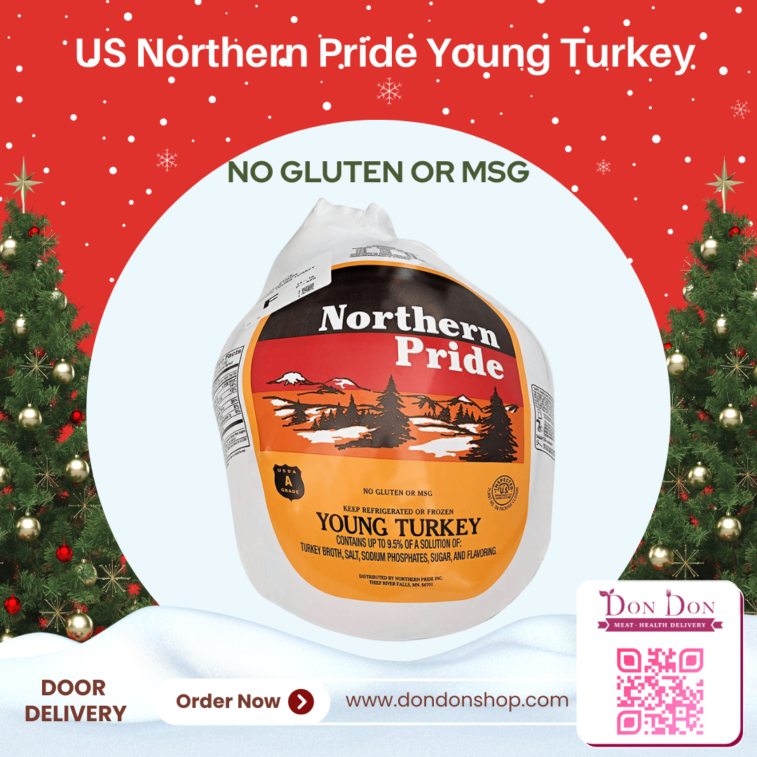 US Northern Pride Natural Whole Young Turkey 8-10 lbs