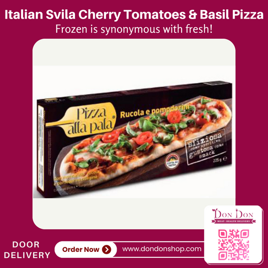 Italian SVILA Italy Cherry Tomatoes & Basil Pizza 225g