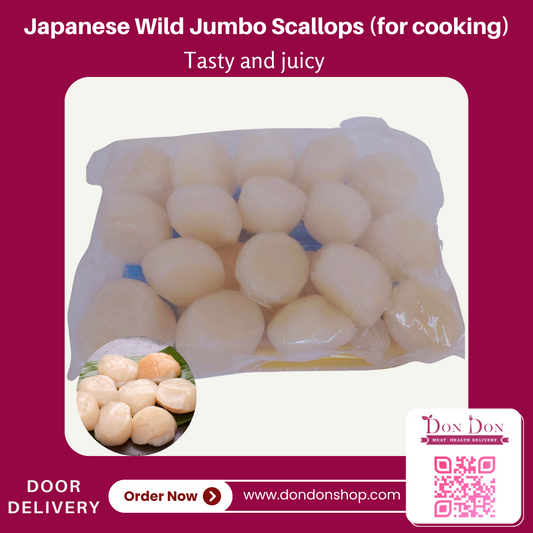 Japanese Wild Jumbo Scallops (for cooking) 1kg