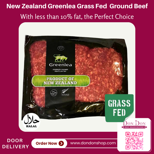 New Zealand Greenlea Grass Fed 90% Lean Ground Beef (500g)
