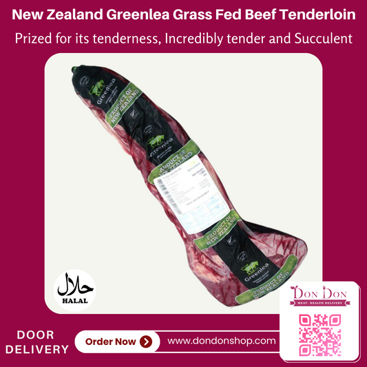 New Zealand Greenlea Grass Fed Beef Tenderloin