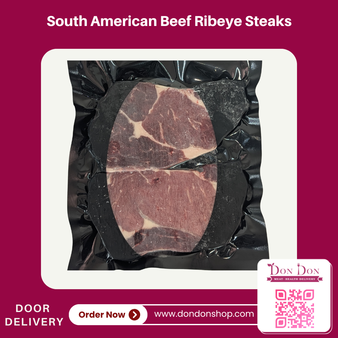 South American Grass Fed Beef Ribeye Steaks (2 pcs)