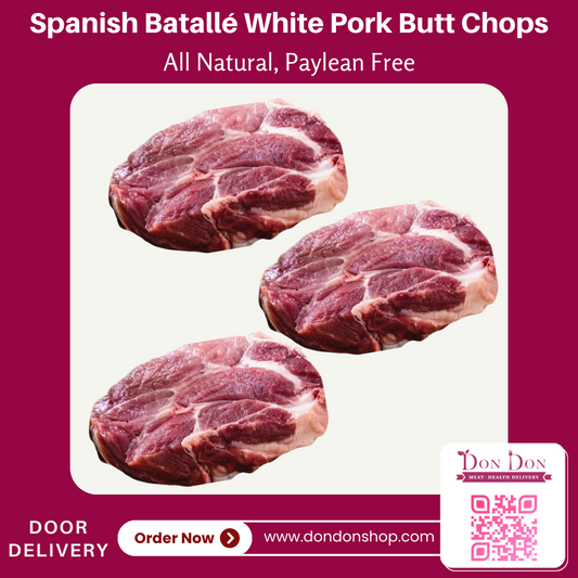Spanish Batallé White Pork Butt Chops