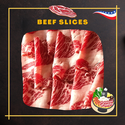 US Angus Boneless Beef 2mm Thin Slices (450-500g)