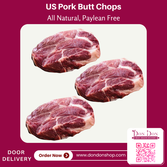 US Kurobuta Pork Butt Chops Boneless