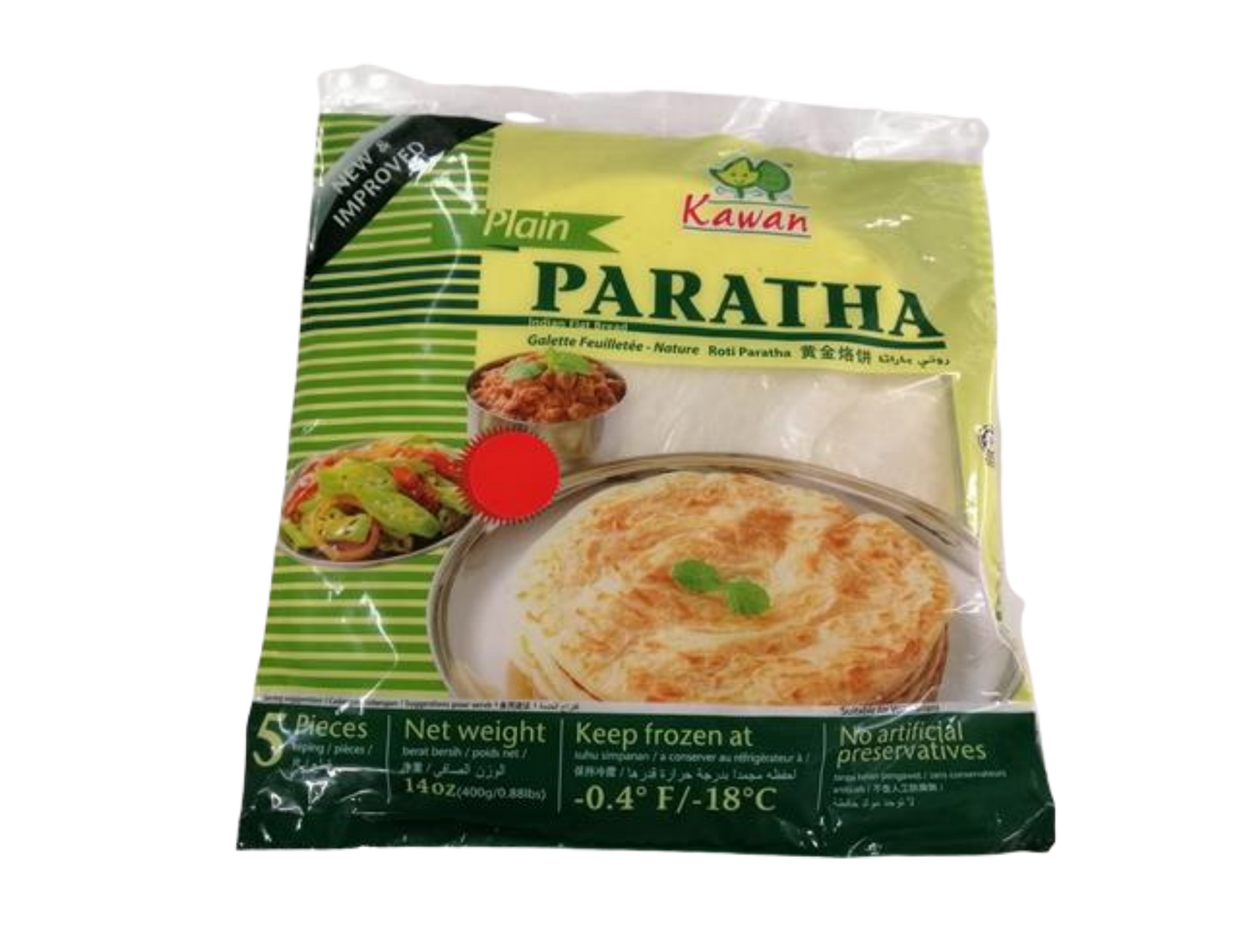 Malaysia Plain Paratha (5 pcs)