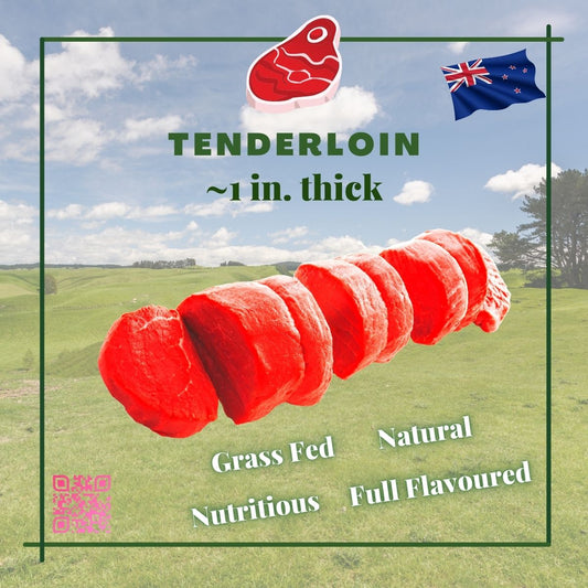 New Zealand Grass Fed Beef Tenderloin Steak (2-4 pcs)