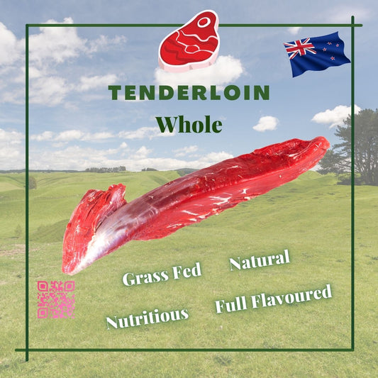 New Zealand Top Grade Grass Fed Beef Tenderloin