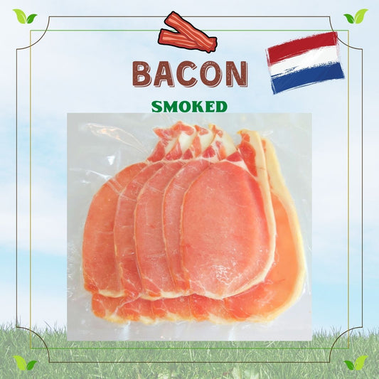 Dutch Smoked Back Bacon Slices (~250g)
