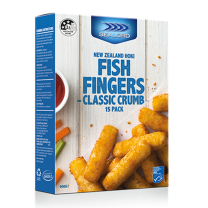 New Zealand Classic Crumb Hoki Fish Fingers (15 pcs)