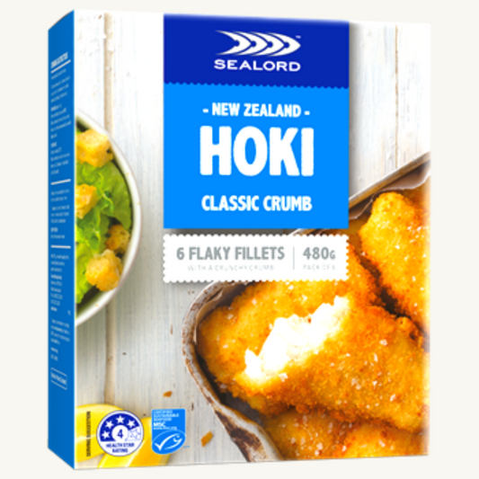New Zealand Hoki Fillet With Crumb (6 pcs)