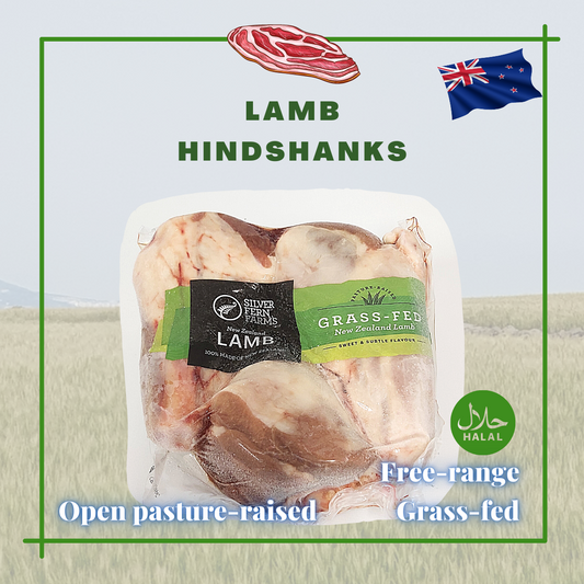 New Zealand Grass-Fed Lamb Hindshanks (2 pcs)