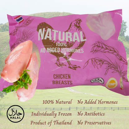 Thai Natural 100% No Added Hormones Chicken Breast (1kg)