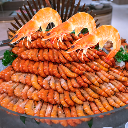 Thai Cooked Prawns Whole