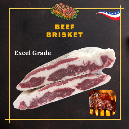 US Excel Beef Brisket 1-2kgs