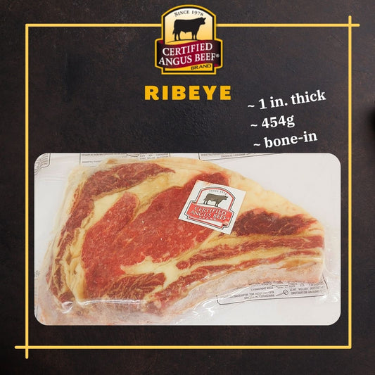 US MacMeat Angus Beef Ribeye Steak Bone In