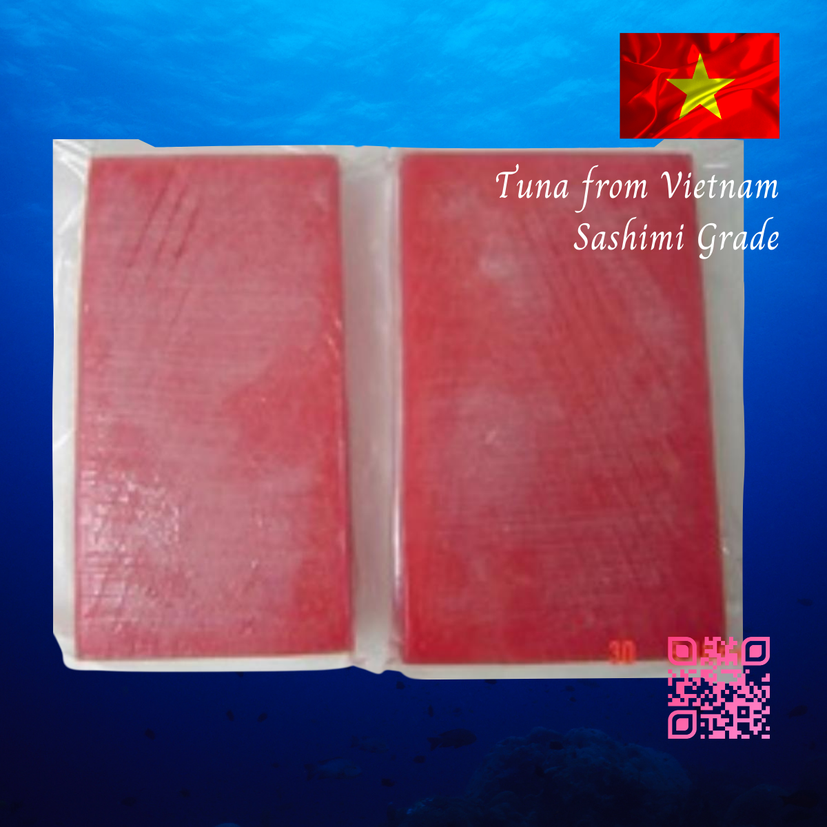 Vietnam Sashimi AAA Grade Yellowfin Tuna Saku